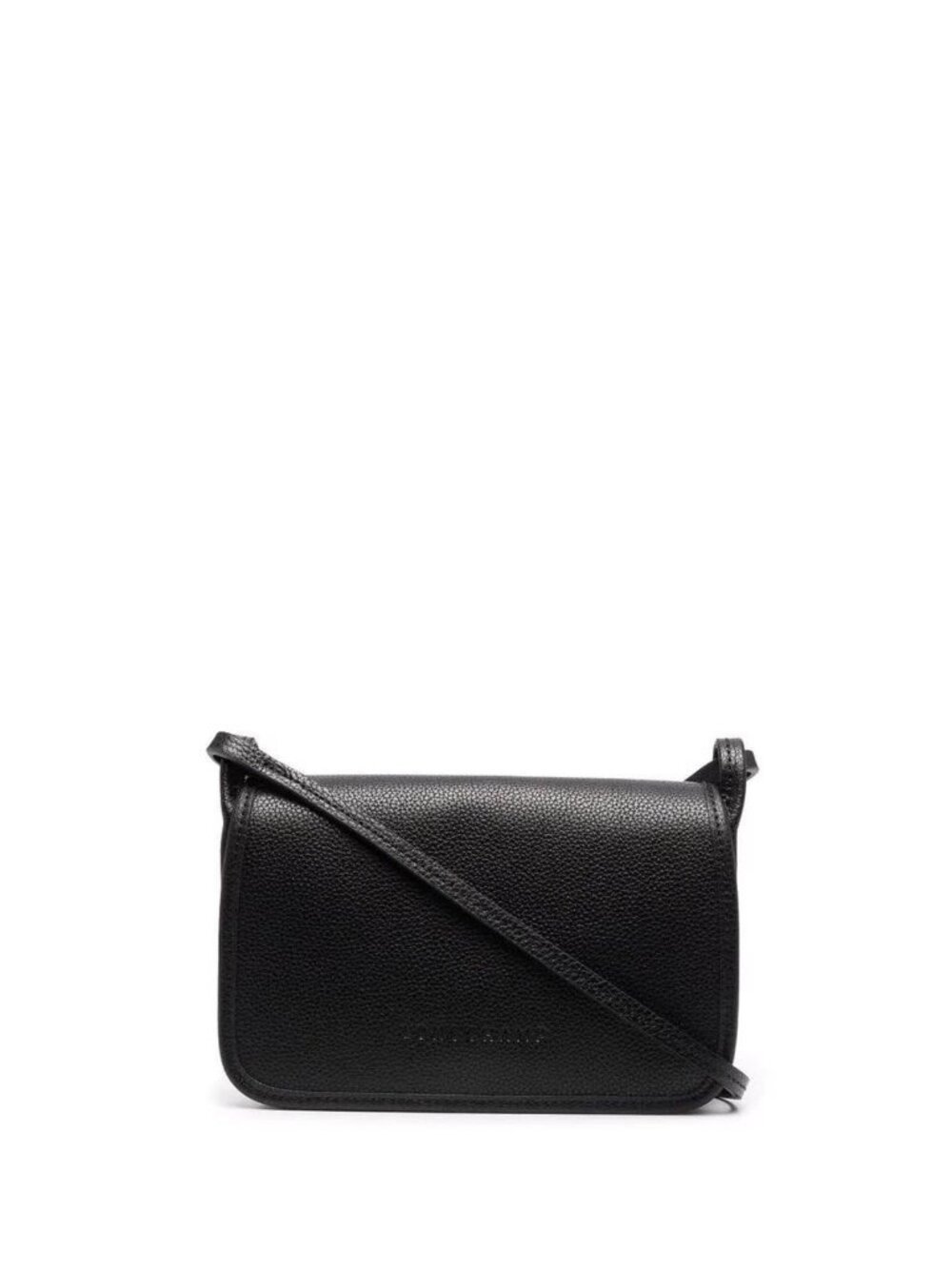 Longchamp Women’s Le Foulonne Leather Crossbody Bag - Black
